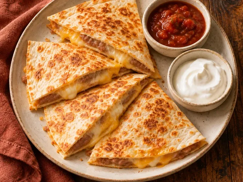 Cheese Quesadillas, as the finished dish
