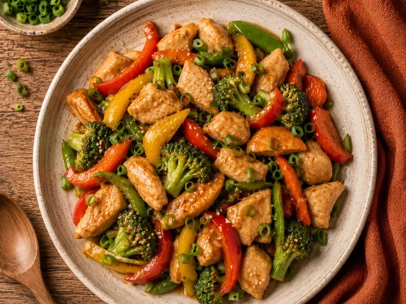 Chicken Stir Fry, as the finished dish