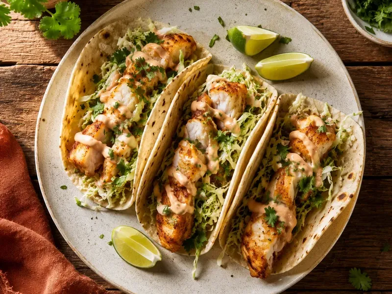 Fish Tacos, as the finished dish